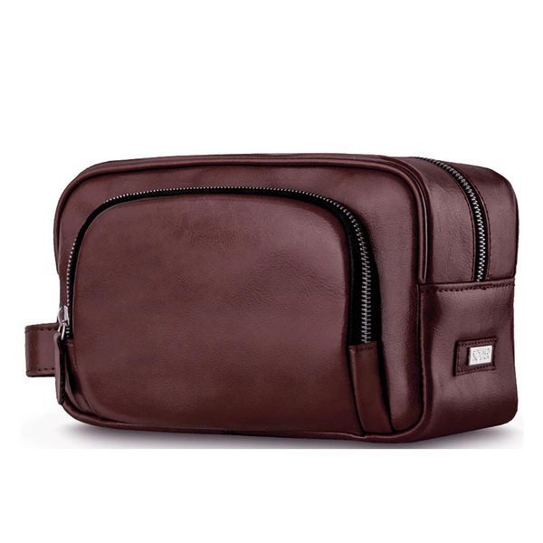 Косметичка Чоловіча SK04 Коричнево-бордовий SK04-brown-maroon фото