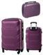 Комплект Валіза Велика і Косметичка RGL 720 L ABS Сливова RGL-720-L-set-plum фото