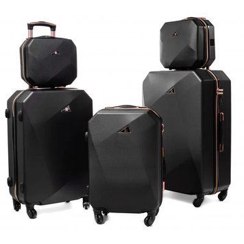 Валіза Велика RGL 941 L ABS Чорна RGL-941-L-black фото