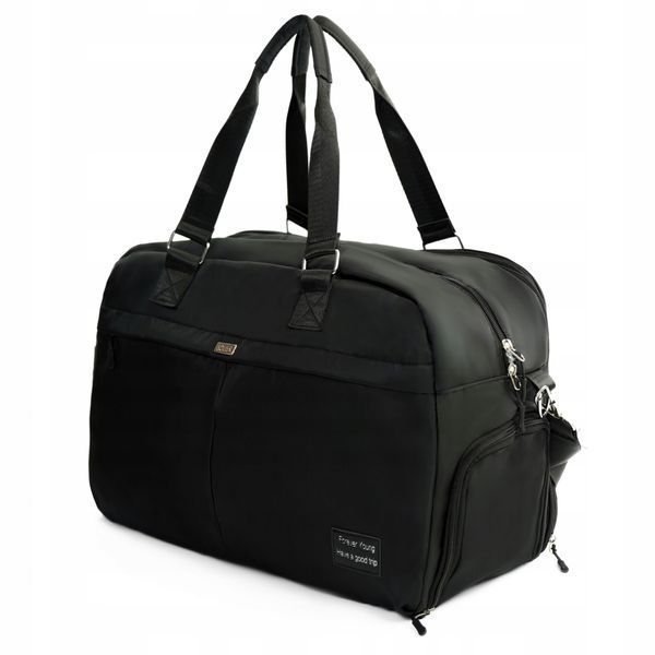 Тканинна дорожня сумка Solier SM04 VEA Чорна slr-sm04-vea-black фото