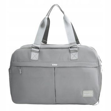 Тканинна дорожня сумка Solier SM04 VEA Сіра slr-sm04-vea-grey фото