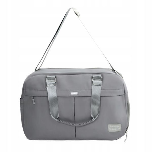 Тканинна дорожня сумка Solier SM04 VEA Сіра slr-sm04-vea-grey фото