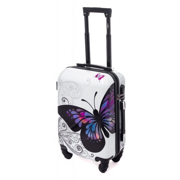 Валіза Велика L RGL 5188 ABS Білий метелик RGL-5188-L-white-butterfly фото