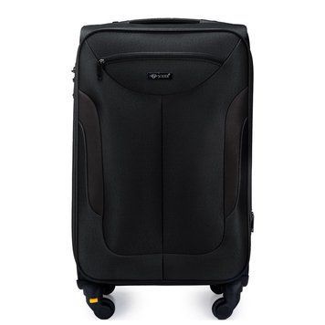 Валіза Велика Мʼяка 26' L STL1801 Чорна STL1801-26-black фото