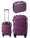 Комплект Валіза Мала і Косметичка RGL 720 S ABS Сливова RGL-720-S-set-plum фото